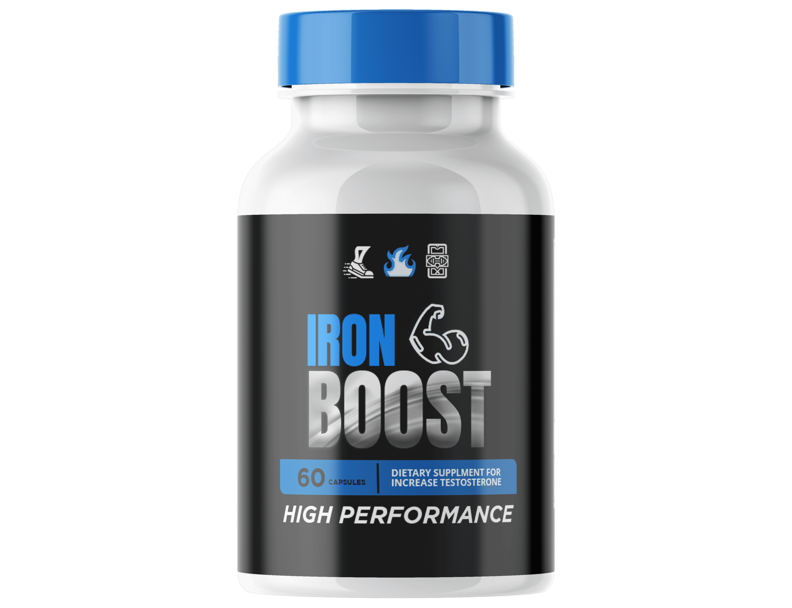 Iron Boost Starter Package - 30 Day Trial - 1 Bottle of Testosterone Support Supplement