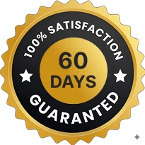 60-Day Money Back Guarantee Seal - Try Iron Boost Risk-Free